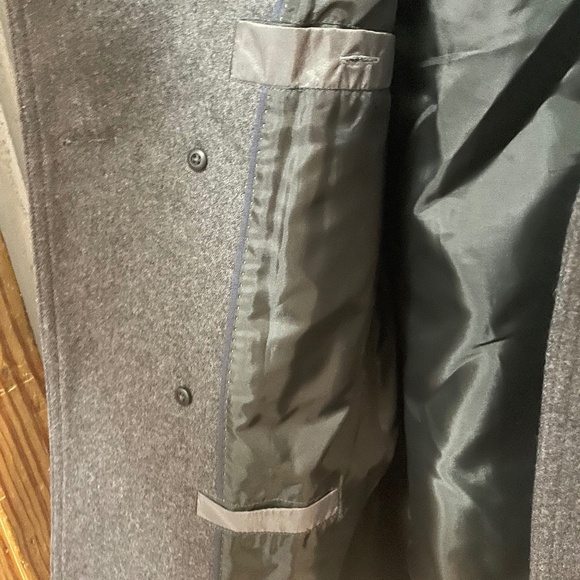 Rodd & Gunn Wool Pea Coat, Formal Overcoat with Double Buttons, Mens XL - Picture 7 of 7